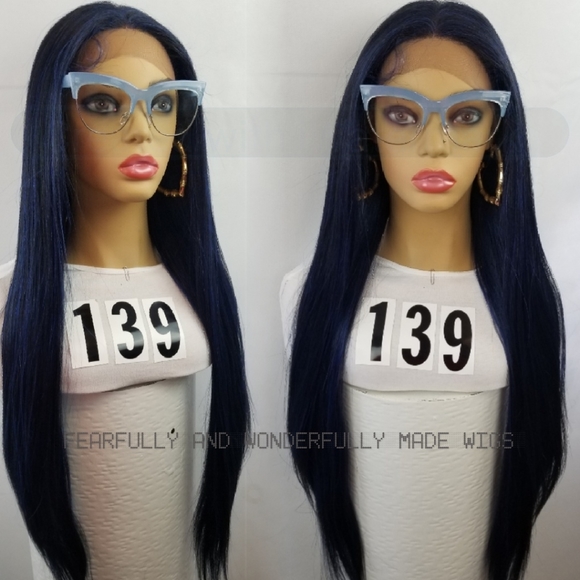 custom made and Colored human hair lace front wig - Picture 6 of 6